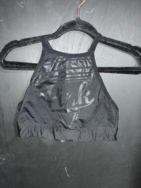 PINK Victoria's Secret Black Ultimate Sports Bralette